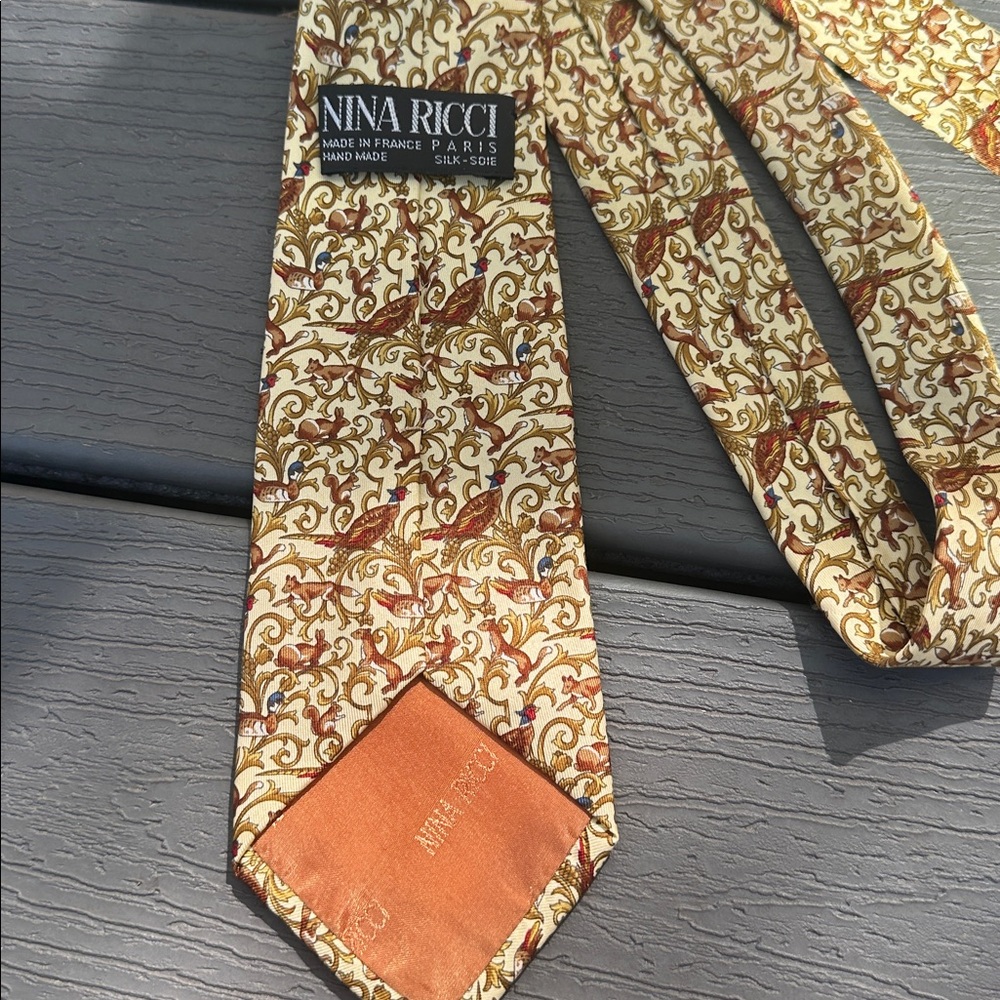 NINA RICCI  Silk Tie- vintage
